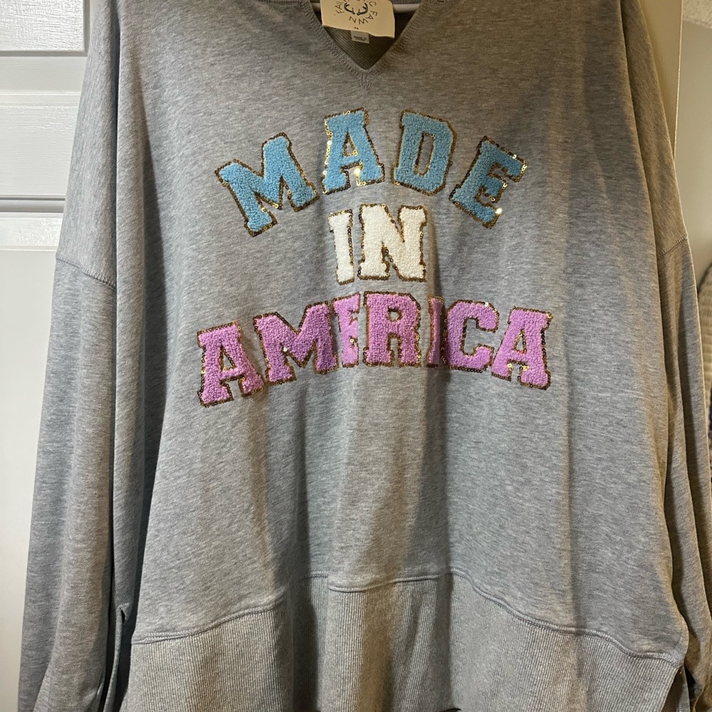 Fantastic Fawn Gray V-Neck Sweater
